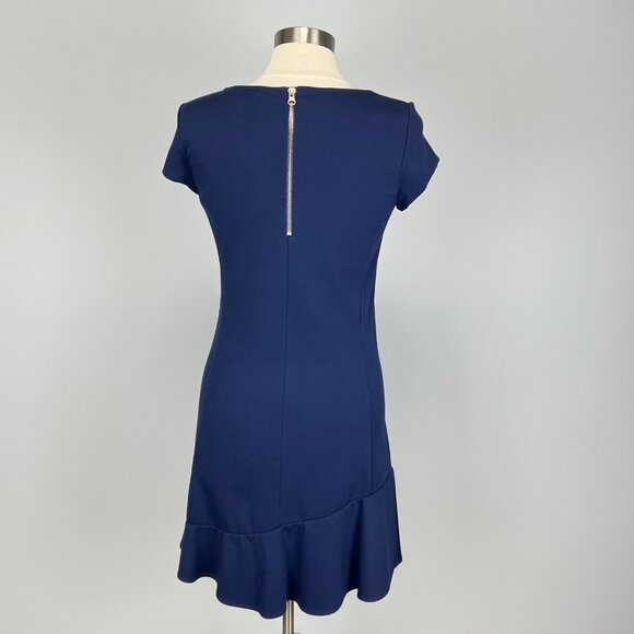 Liu Jo Womens Blue Short Sleeve Jersey Dress Bow Detail size IT 42 US 6 - Picture 7 of 15